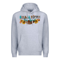 Heather Grey small town big spirit Premium Hoodie - BundleAndBundleShop