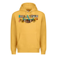 Mustard small town big spirit Premium Hoodie - BundleAndBundleShop