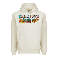 Oatmeal Heather small town big spirit Premium Hoodie - BundleAndBundleShop