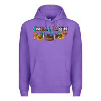 Purple small town big spirit Premium Hoodie - BundleAndBundleShop
