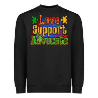 Black love support advocate Heavyweight Sweatshirt - Zillion Design Studio
