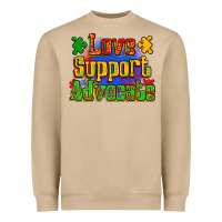Mushroom love support advocate Heavyweight Sweatshirt - Zillion Design Studio