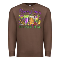 Chestnut mardi gras drinking team Premium Sweatshirt - MaliasSmallBusiness