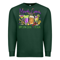 Sports Green mardi gras drinking team Premium Sweatshirt - MaliasSmallBusiness