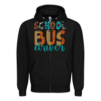 School Bus Driver Zipper Hoodie | Teevron