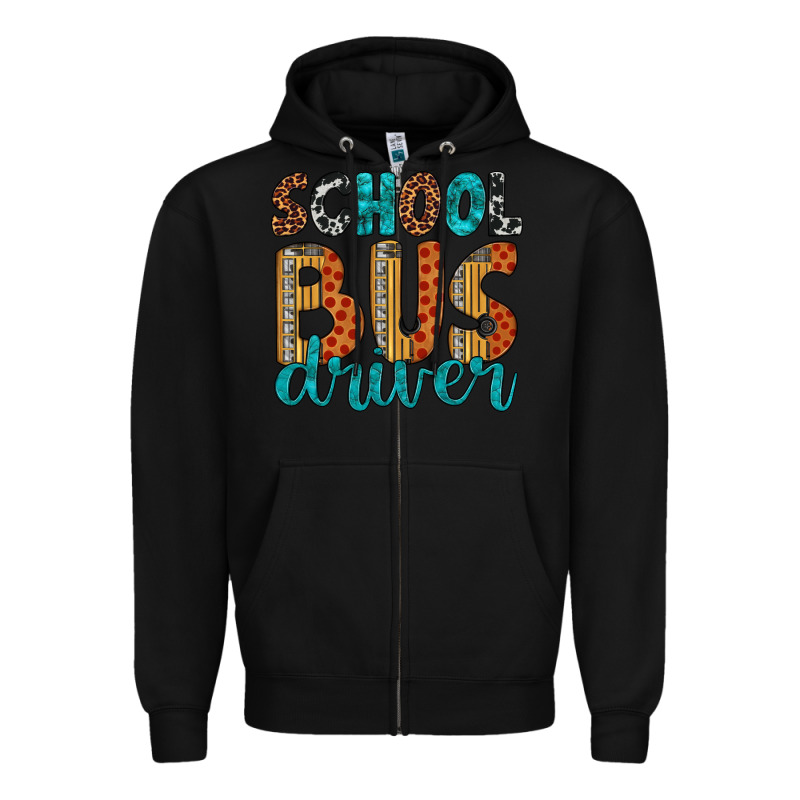 School Bus Driver Zipper Hoodie by Artiststas | Teevron