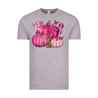 Vintage Zinc Breast Cancer We Wear Pink with Pumpkin and Ribbon Vintage Tee - texasbilliewilder