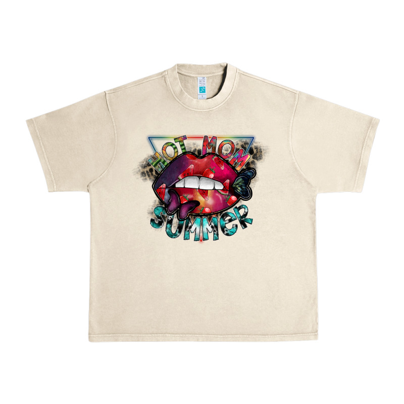 Hot Mom Summer Urban Heavy Tee by SublimationCraftShop | Teevron