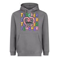 Storm teacher and pencil heart Heavyweight Hoodie - MaliasSmallBusiness