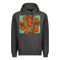 Charcoal Heather western basketball Premium Hoodie - AdoDesignShop