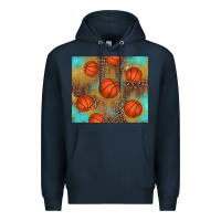 Navy western basketball Premium Hoodie - AdoDesignShop