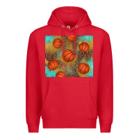 Red western basketball Premium Hoodie - AdoDesignShop