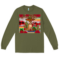 Army Green Chihuahua Christmas Long Sleeve Tee - JahusDesignShop