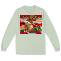 Matcha Chihuahua Christmas Long Sleeve Tee - JahusDesignShop