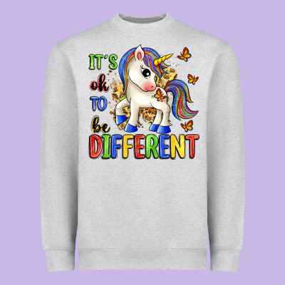 It's Ok To Be Different Heavyweight Sweatshirt Designed By Zillion Design Studio