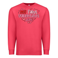 Cardinal my first valentines day Premium Sweatshirt - MaliasSmallBusiness