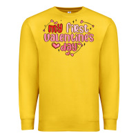 Lemon my first valentines day Premium Sweatshirt - MaliasSmallBusiness