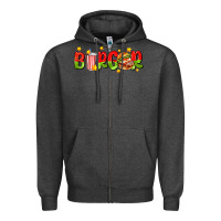 Charcoal Heather burger with coke and stars Zipper Hoodie - AdoDesignShop