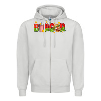 Dove Grey burger with coke and stars Zipper Hoodie - AdoDesignShop