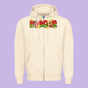 Burger With Coke And Stars Zipper Hoodie Designed By Adodesignshop