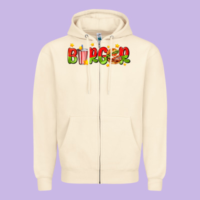 Burger With Coke And Stars Zipper Hoodie Designed By Adodesignshop