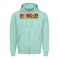 Seafoam burger with coke and stars Zipper Hoodie - AdoDesignShop