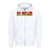 White burger with coke and stars Zipper Hoodie - AdoDesignShop