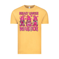 Vintage Mustard Breast Cancer Warrior Gnomes Vintage Tee - texasbilliewilder