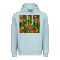 Blue Mist american football with sunflower tumbler Premium Hoodie - BundleAndBundleShop