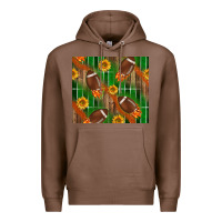 Chestnut american football with sunflower tumbler Premium Hoodie - BundleAndBundleShop