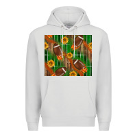 Dove Grey american football with sunflower tumbler Premium Hoodie - BundleAndBundleShop