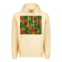 Pina Colada american football with sunflower tumbler Premium Hoodie - BundleAndBundleShop