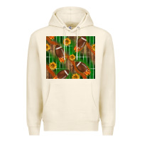 Tofu american football with sunflower tumbler Premium Hoodie - BundleAndBundleShop