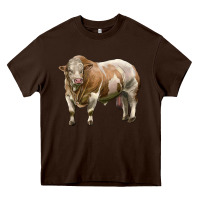 Simmental Bull Heavy Core Tee | Teevron