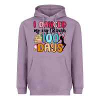 Lavender i danced my way through 100 days Heavyweight Hoodie - MaliasSmallBusiness