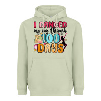 Matcha i danced my way through 100 days Heavyweight Hoodie - MaliasSmallBusiness