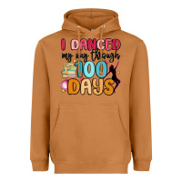 Meerkat i danced my way through 100 days Heavyweight Hoodie - MaliasSmallBusiness