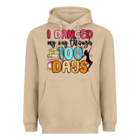 Mushroom i danced my way through 100 days Heavyweight Hoodie - MaliasSmallBusiness