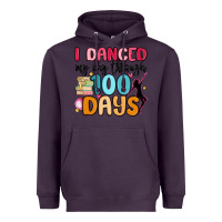 Plum i danced my way through 100 days Heavyweight Hoodie - MaliasSmallBusiness