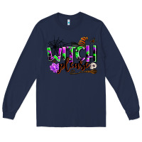 Navy witch please Long Sleeve Tee - AdoDesignShop
