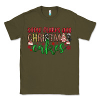 Army Green Snowflakes and Christmas cakes Classic Tee - JahusDesignShop