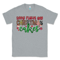 Heather Grey Snowflakes and Christmas cakes Classic Tee - JahusDesignShop