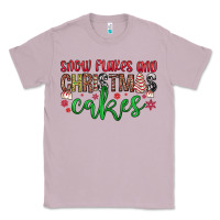 Lilac Snowflakes and Christmas cakes Classic Tee - JahusDesignShop