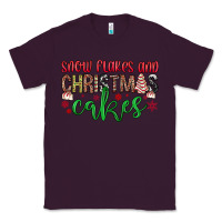 Plum Snowflakes and Christmas cakes Classic Tee - JahusDesignShop