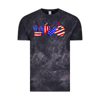 Cloud Black love 4th of july Vintage Tee - Zillion Design Studio