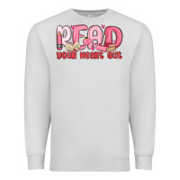 Dove Grey read your heart out Premium Sweatshirt - MaliasSmallBusiness