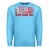 Ocean Blue read your heart out Premium Sweatshirt - MaliasSmallBusiness