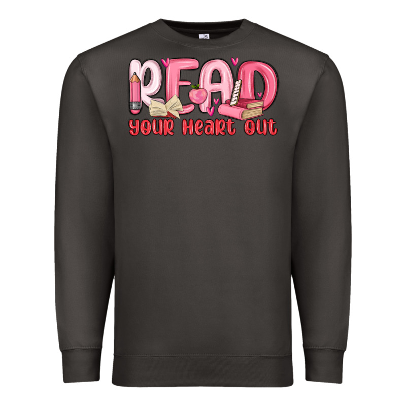 Read Your Heart Out Premium Sweatshirt by MaliasSmallBusiness | Teevron