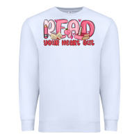 White read your heart out Premium Sweatshirt - MaliasSmallBusiness
