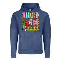 Vintage Denim third grade energy Vintage Hoodie - texasbilliewilder